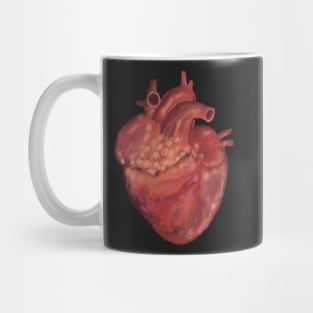 Human heart digital painting Mug